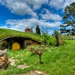 Case Hobbit - 06: set di Hobbiton a Matamata, nell’Isola del Nord, in Nuova Zelanda