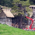 Case Hobbit: la costruzione del set di Hobbiton, a Wakatipu Lake in Nuova Zelanda