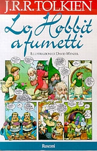 Libro: copertina italiana de "Lo Hobbit a fumetti"