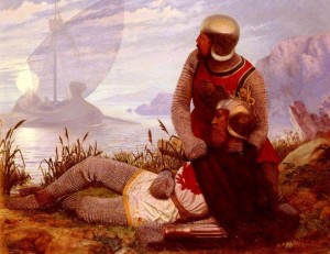 Dipinti: "La Morte D'Arthur" di John Mulcaster Carrick