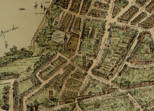 Mappa di Egbagton pubblicata sul "Birmingham Gazette and Mail" nel 1904