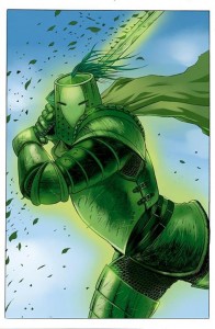 Disegni: tavola da "The Green Knight"