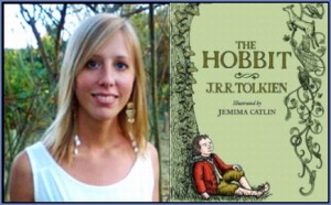 Jamime Catlin e Libro Lo Hobbit