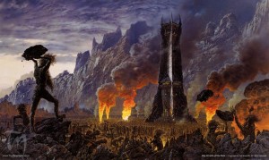 Ted Nasmith: "The Wrath of the Ents"