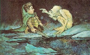 Tim Kirk: "Bilbo and Gollum"