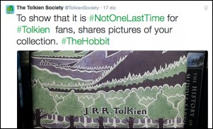 Twitt della Tolkien Society