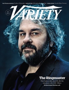 Rivista Variety: copertina Peter Jackson