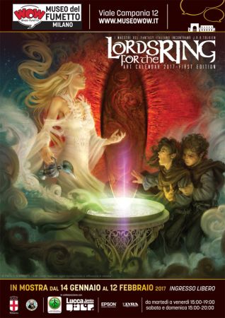 Locandina mostra WOW Lords for the Ring