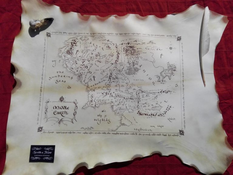 A Lucca C&G le mappe della Terra di Mezzo Tutto su J.R.R. Tolkien Tutto su J.R.R. Tolkien