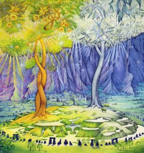 Garland: The two trees of Valinor