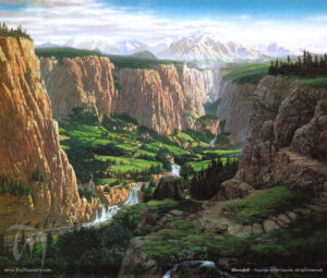 Tolkien, Nasmith, painting, illustration, Lord of the Rings, Silmarillion, Hobbit, Middle-earth