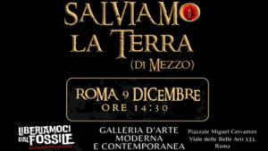 Manifestazione Roma ambiente clima gnam