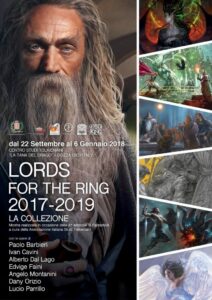 locandina mostra Lords for the Ring 2017-2019