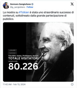 Mostra Tolkien Gnam Roma