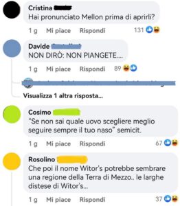 Commento Uovo Pasqua