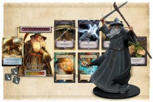 Miniatura e scheda di Gandalf