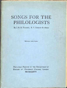 Songs for the Philologists 1936